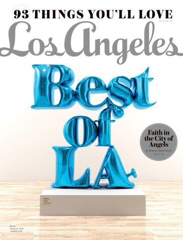 Los Angeles Best of LA Magazine Cover depicting magazine name